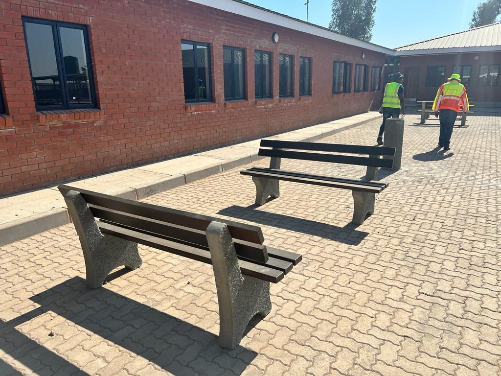Completed external works