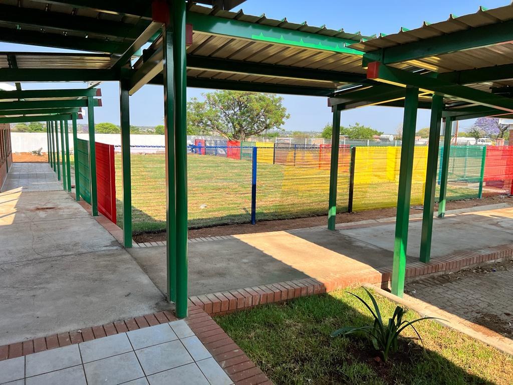 External works and covered walkway