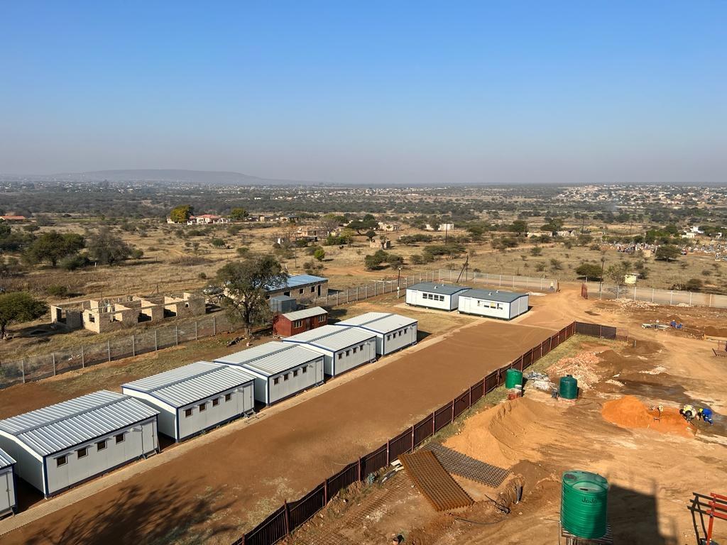 Developed project site
