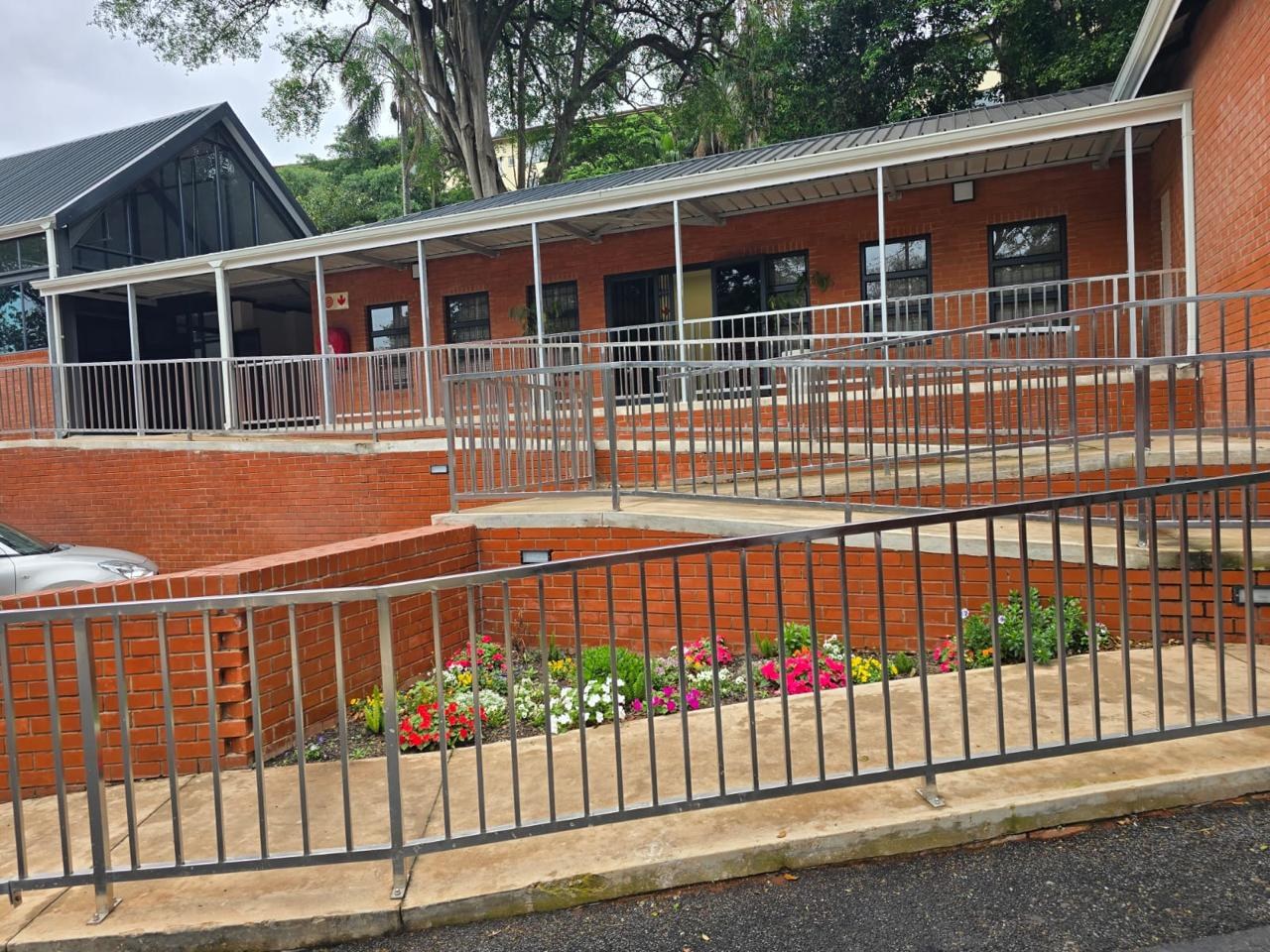 Covered stadium stands